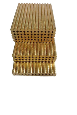 Beli N38 N50 Magnet Neodymium Langka Bumi Magnet Permanen NdFeB Lapisan Emas Disesuaikan Khusus online manufacture