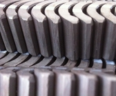 U Shaped Ceramic Ferrite Magnets Permanent Motor Magnet R35 x 137 x 7.5 Customized Size