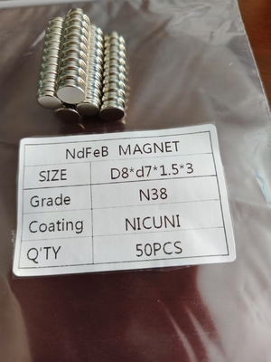 Beli Magnet Neodymium Kelas N38 Custom Ring Round Disc Bentuk persegi panjang Untuk digunakan dalam furnitur online manufacture