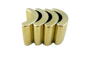Beli N52 Sinter Neodymium Besi Boron Magnet Busur Berbentuk Ukuran Kustom Dan Bentuk online manufacture