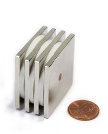 Beli Magnet Neodymium Bar Kuat Kuat Tinggi, Kelas Koersivitas Tinggi online manufacture