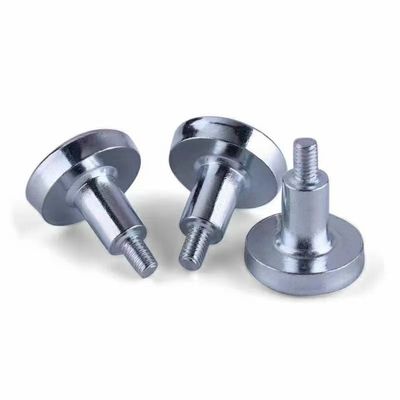Beli Nikel Dilapisi Nedoymium Magnet 60lb Pemasangan Magnet Super Kuat dengan D1/4-20 dan D3/8-16 Outer Thread online manufacture